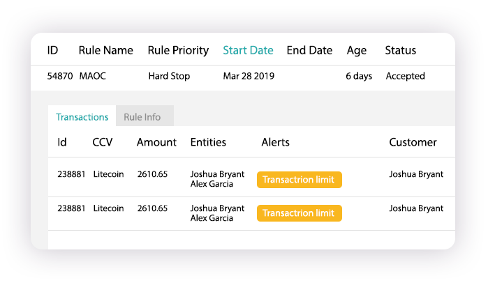 Transaction Monitoring Alerts