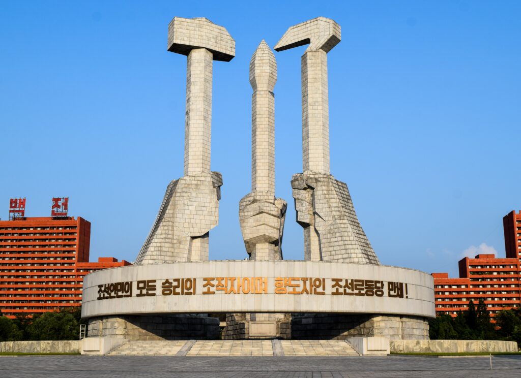 Monument in DPRK: North Korea Cryptocurrency Sanctions